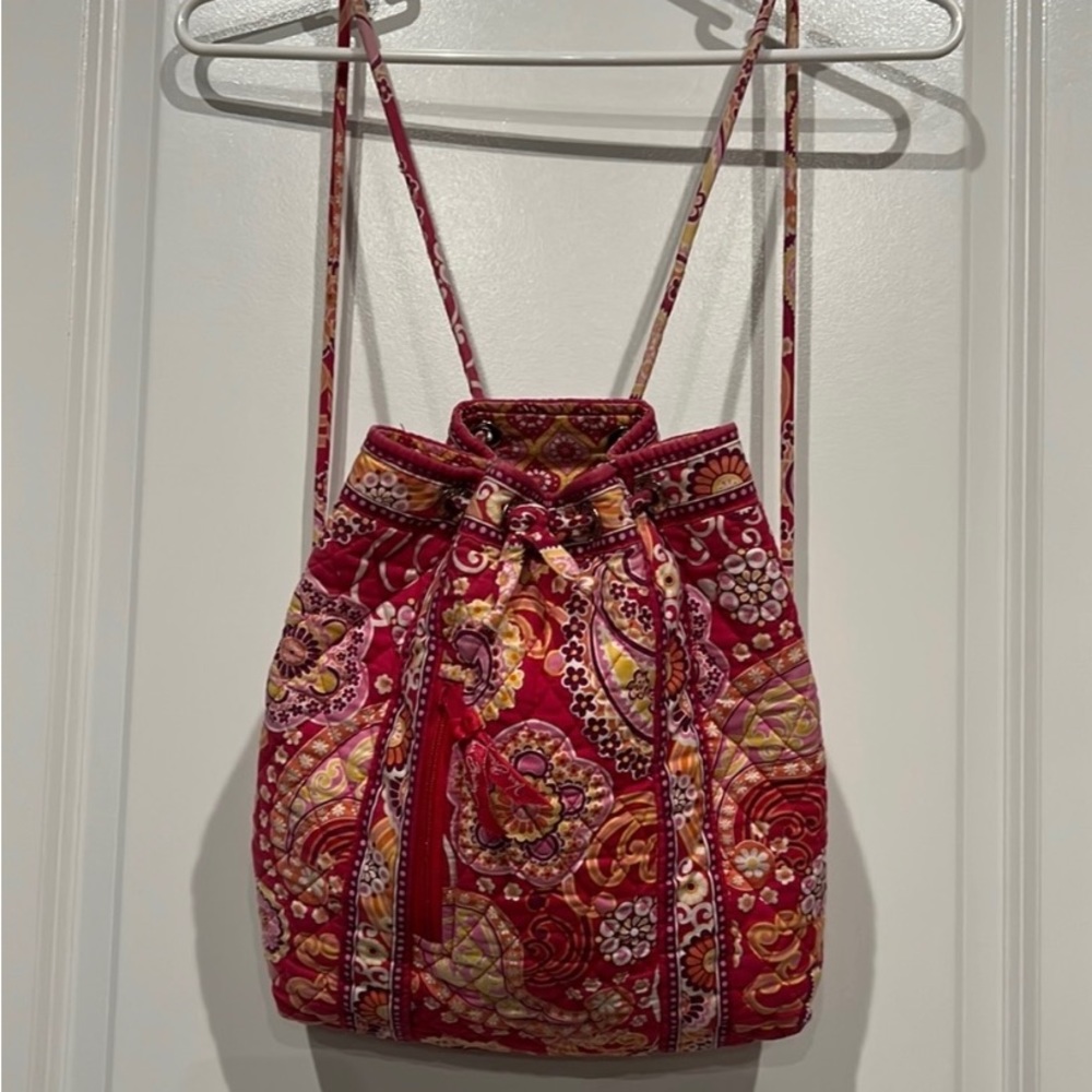 Vera Bradley Cinch Drawstring Backpack bag